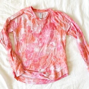 ATHLETA super soft pink long-sleeve top